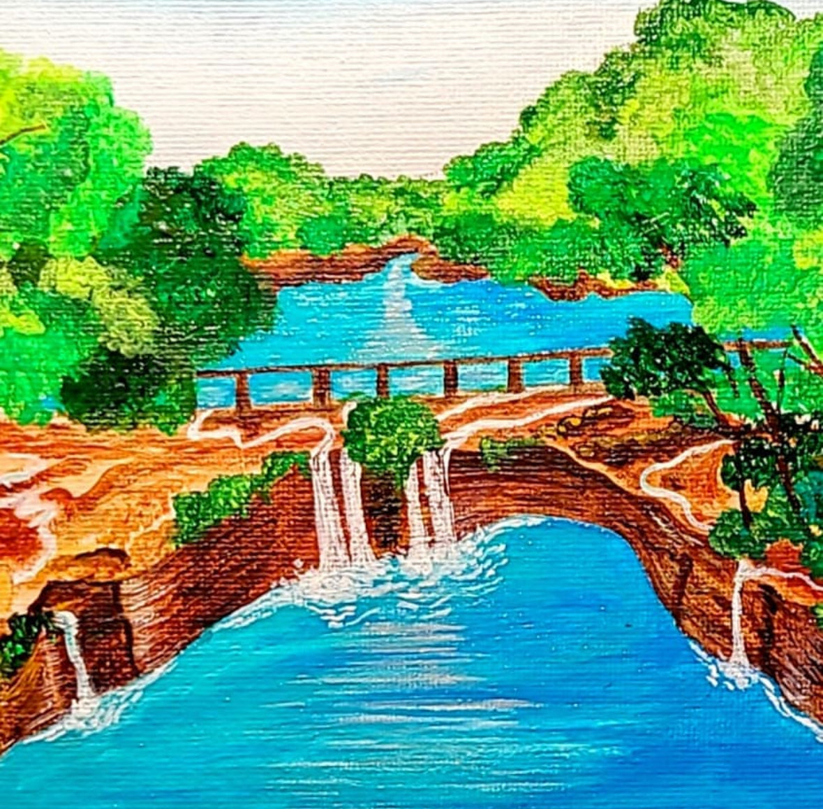 Waterfalls 10”x10”