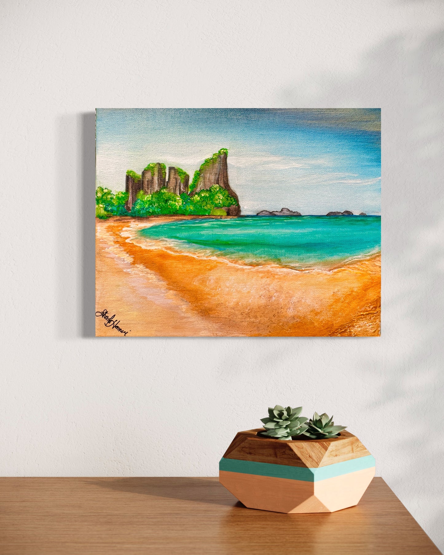 Teal waters