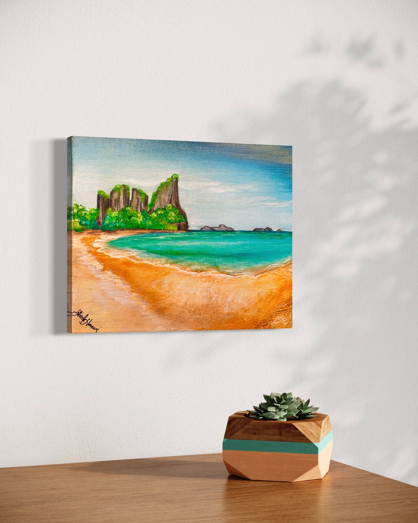 Teal waters