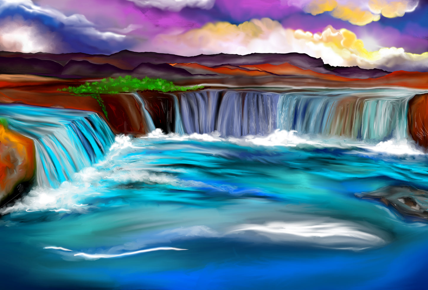 Waterfall Dreams 10”x15”